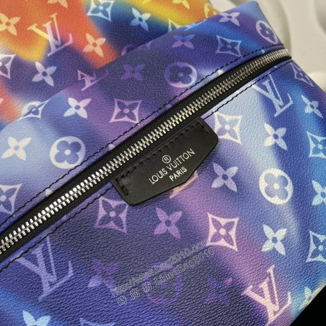 LV專櫃新款雙肩包 路易威登Discovery雙肩包 M45760 LV學院風格男士後背包  ydh4399